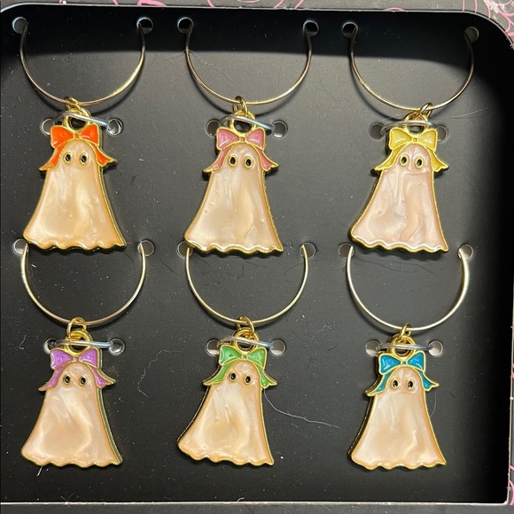 The Bar Shop | Ghost Wine Charms Set of 6 - Picture 5 of 6